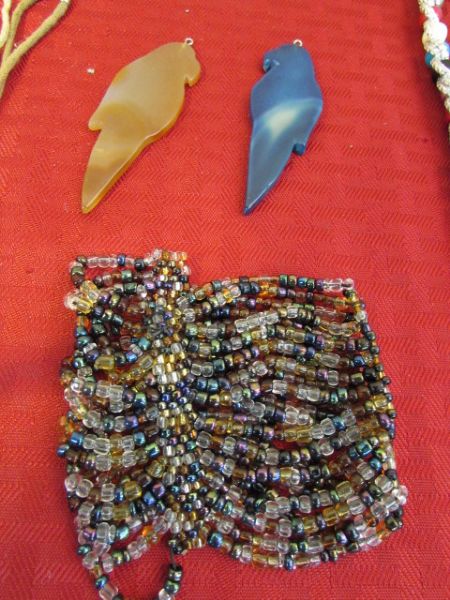 COSTUME JEWELRY LOT, MOSTLY WESTERN 