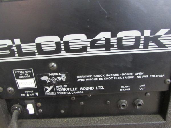 YORKVILLE MODEL BLOC40K AMP