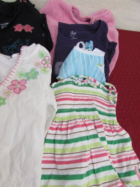 GIRLS 3T TO 4T CLOTHING - JEANS, TOPS, SWIMSUIT  + + +