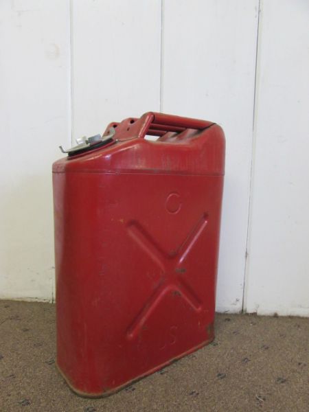 FIVE GALLON METAL JERRY CAN