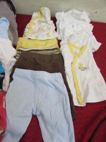 HUGE LOT OF NEWBORN BABY BOY CLOTHES