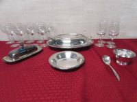 DINE IN STYLE WITH CAMILLE INTERNATIONAL SILVER & WINE GOBLETS