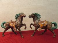 TWO VINTAGE CERAMIC HORSES  BY WALES