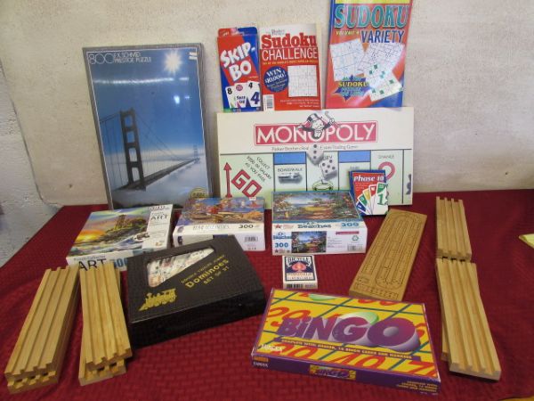 LOADS OF GAMES FOR HOME OR TRAVEL