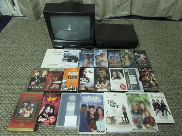 PORTABLE COLOR TV, VCR & MOVIES