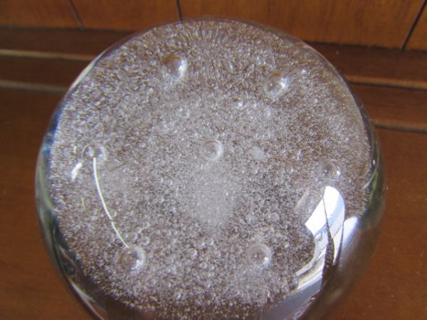 STARDUST BURST PAPERWEIGHT BY ROSENTHAL 