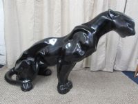 VINTAGE ART DECO FULL SIZE RESIN PANTHER