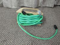 EXTENSION CORD WITH HAND-CRAFTED HOLDER