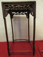 ANTIQUE HAND CARVED & HAND PLANED HALL TABLE