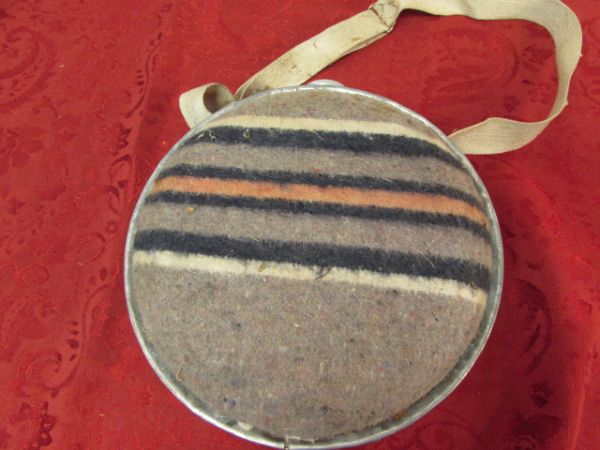 VINTAGE CANTEEN WITH FELT COVER