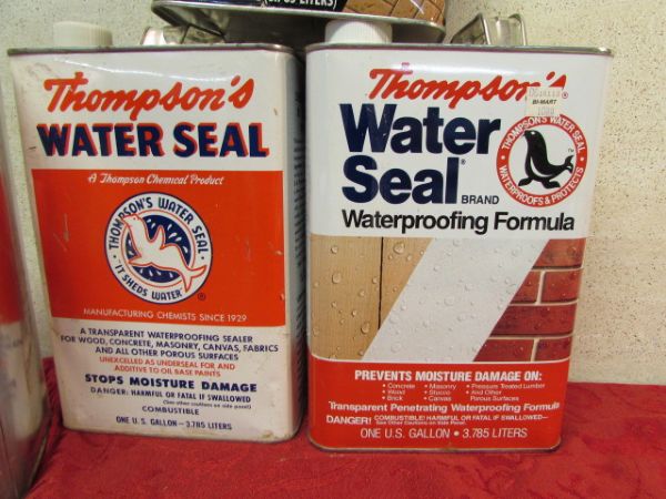 WATER REPELLENT SEALER AND ENAMEL THINNER