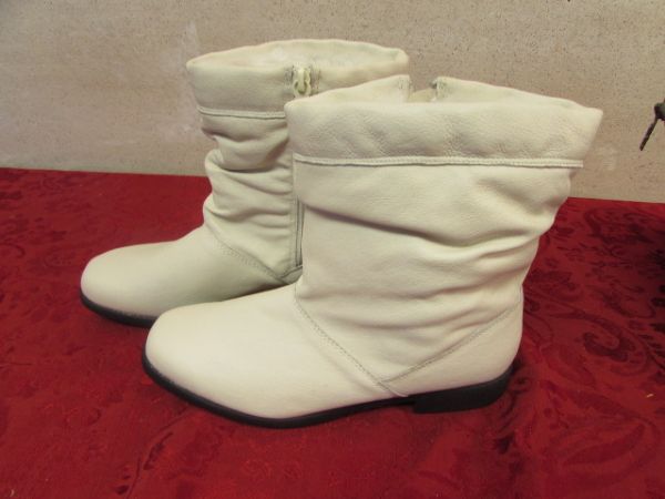 TWO PAIR OF LADY'S BOOTS