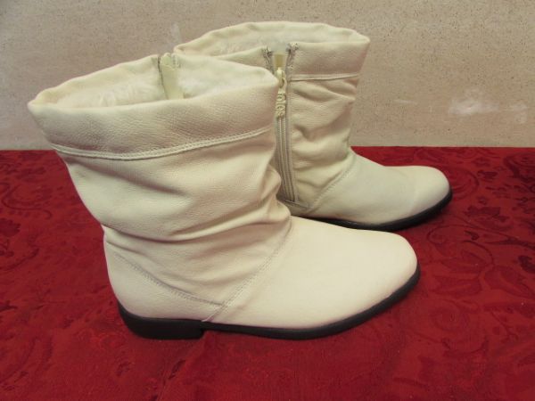 TWO PAIR OF LADY'S BOOTS