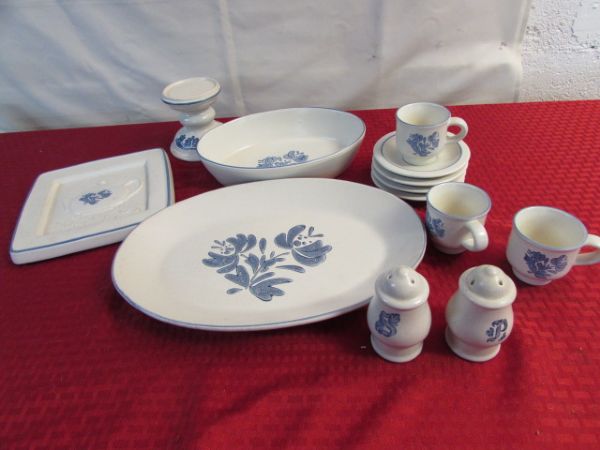 BUY AMERICAN & RECYCLE, TOO!   PFLATZGRAFF SPECIALTY PIECES & SERVING PLATTER