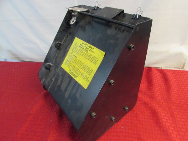 BULLET BOX TO CAPTURE YOUR .22/.17 TARGET PRACTICE.