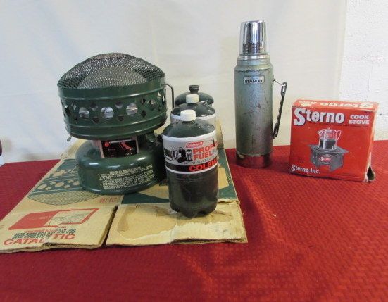 COLEMAN, STANLEY & STERNO CAMPING GEAR
