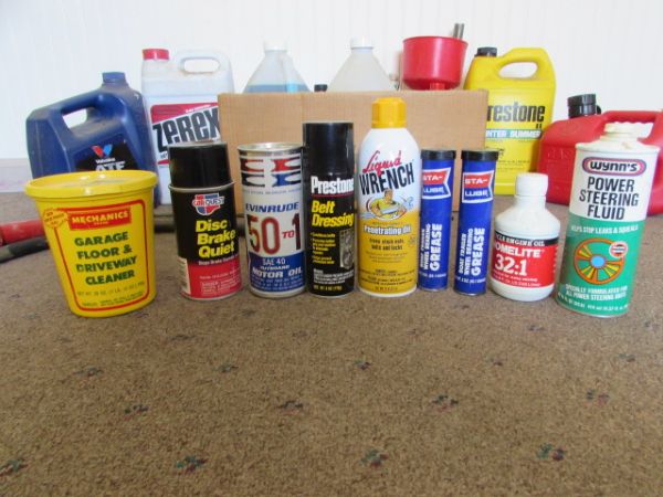 AUTOMOTIVE LUBRICANT, CLEANERS & MORE