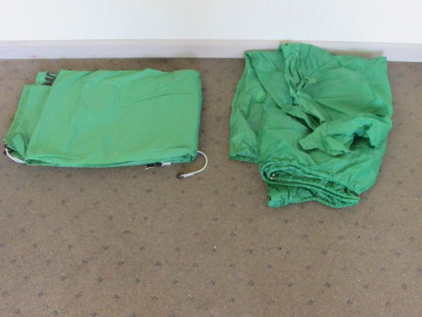 TWO PERSON TENT WITH RAIN FLY AND AIR MATTRESS