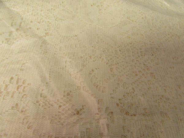 SEVENTEEN ECRU LACE CURTAIN PANELS - CURTAINS HAVE TWO SIZES