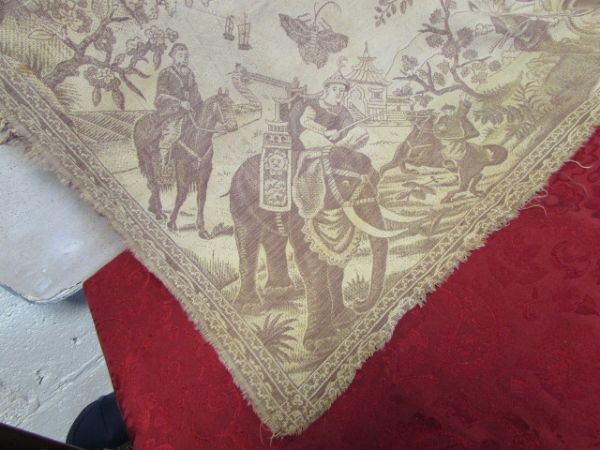 ANTIQUE ASIAN TAPESTRY