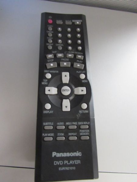 SAMSUNG 42 TV, PANOSONIC DVD PLAYER & DVD'S