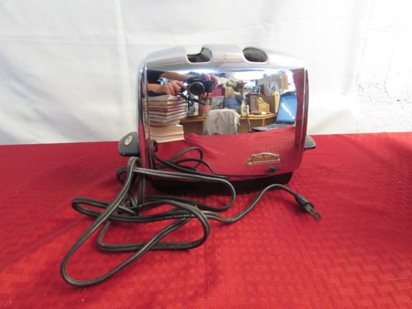 CROCK POT, TOASTER, ELECTRIC CAN OPENER & MORE