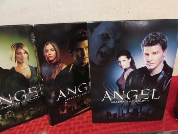 DVD COLLECTION 5 SEASONS OF ANGEL & 2 VOLUMES OF CASEFILES