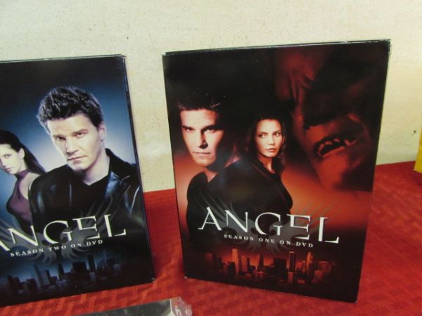 DVD COLLECTION 5 SEASONS OF ANGEL & 2 VOLUMES OF CASEFILES