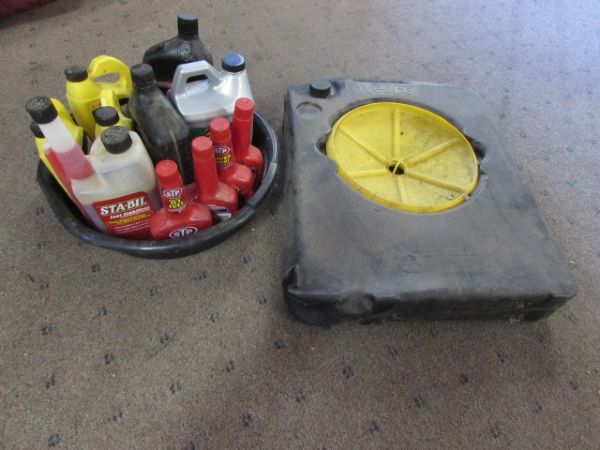 OIL PANS,  WD40, STP GAS TREATMENT, & MUCH MORE