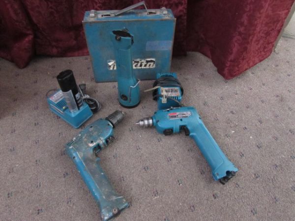 GREAT TOOL SELECTION! CORDLESS DRIVER DRILLS, UTILITY GRINDER & MORE