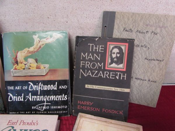 ECLECTIC COLLECTION OF VINTAGE & ANTIQUE BOOKS