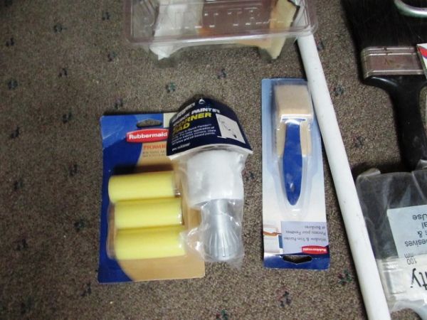 PAINTING SUPPLIES - PAINT STICK, ROLLERS, & SPECIALTY TOOLS