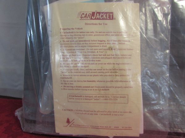 PROTECT YOUR VEHICLE WITH A CAR JACKET 