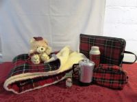 EVERYTHING FLANNEL! PLUSH THROW BLANKET, PORTABLE CUSHION & MORE 