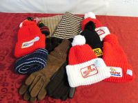 NEVER USED MENS COLLECTIBLE STOCKING CAPS, GLOVES & MUFFLER!