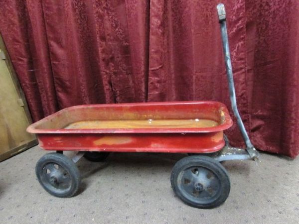 VINTAGE RED WAGON 