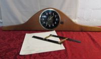 NAUTICAL THEMED WOODEN CLOCK & CHARTS