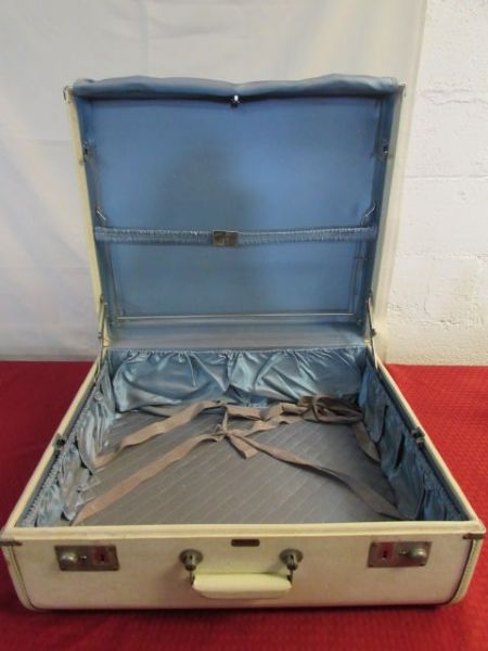  TWO VINTAGE  VOGUE SUITCASES FROM THEIR CUSTOM MADE LINE
