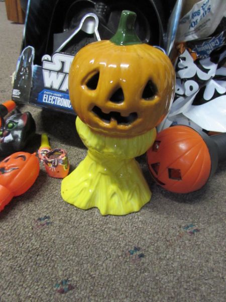 HALLOWEEN GOBLIN LIGHTS, DARTH VADER MASK AND OTHER SCARY GOODIES!