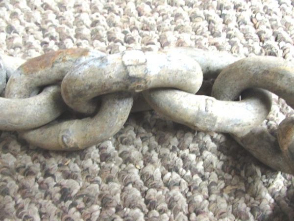HARD TO FIND HEAVY DUTY IRON SHIP CHAINS WITH HUGE LINKS!