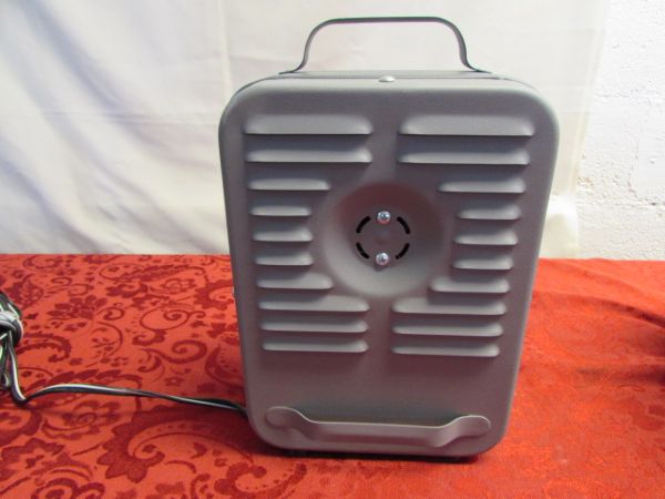 TABLETOP AIR CLEANER & UTILITY SPACE HEATER