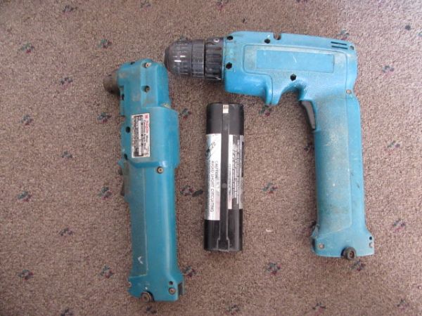 3 MAKITA CORDLESS DRILLS  WITH BATTERIES & CHARGES