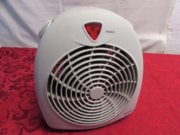 ORECK AIR FILTER & PORTABLE ELECTRIC HEATER