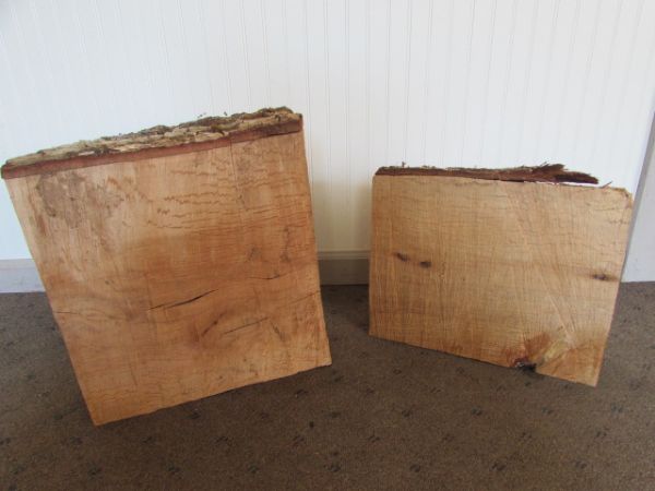 TWO PIECES OAK FOR WOODWORKING PROJECTS