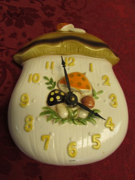 MORE MERRY MUSHROOM MADNESS! GIANT THERMOMETER, CLOCK, TEA KETTLES & SO MUCH MORE