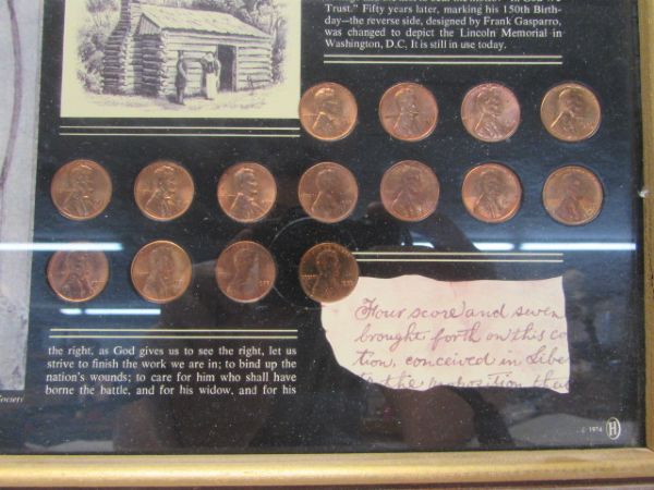 NEW YORK HISTORICAL SOCIETY A MEMORIAL TO LINCOLN PENNY COLLECTION