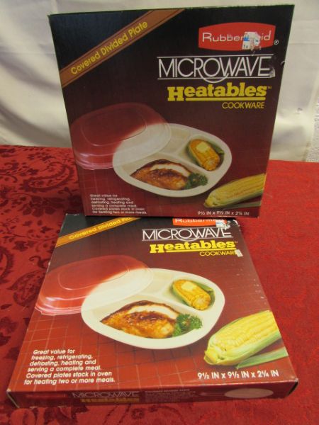 STEAK IN THE MICROWAVE! MICROWARE COOKWARE, TUPPERWARE, STORAGE CONTAINERS & COOKBOOKS