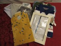 VERY NICE MENS SHIRTS & SWEATERS INCLUDING LAMB AND ALPACA -- NEVER WORN!!