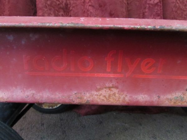 RADIO FLYER RED WAGON & SANDBOX TOYS.