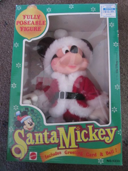 MICKEY & MINNIE MOUSE COLLECTIBLES, BLANKET, PLUSH TOYS, SALT & PEPPER , ALARM CLOCK & MUCH MORE.